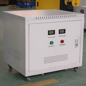 Transformador trifásico de 45kVA, 50kVA, 75kVA, 208V, 220V, 240V a 380V, 400V, 415V, 480V, elevador/reductor de voltaje, tipo seco, convertidor de energía industrial. - Product Image 1