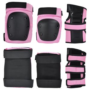 Kinder-Schutzausrüstung mit Dicker Hartschale 6-in-1 Handgelenk-Ellbogen-Knie-Polster-Set Skate Skateboard Ausrüstung Netzschutz - Product Image 2