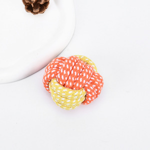 Durable Eco-Friendly Braided Rope <b>Ball</b> <b>Dog</b> Chew Toys Teething Rope Stick for Pets Indoor/Outdoor Use - Product Image 1