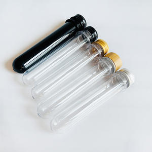 Grossistes Tubes à <span class=keywords><strong>essai</strong></span> en plastique Récipients transparents de stockage de bonbons 40ml en plastique avec bouchons à vis - Product Image 1