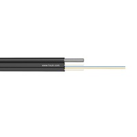 Shenzhen Hanxin al aire libre impermeable negro PVC LSZH FTTP Cable de fibra óptica rollo de cables de comunicación