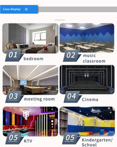 แผ่นอะคูสติก<span class=keywords><strong>ติด</strong></span>ผนังและฝ้าเพดาน ใยโพลีเอสเตอร์ 100% ลด<span class=keywords><strong>เสียง</strong></span>รบกวน 80% <span class=keywords><strong>ฉนวน</strong></span><span class=keywords><strong>กัน</strong></span><span class=keywords><strong>เสียง</strong></span> ดีไซน์ทันสมัย โซลูชั่นการออกแบบแบบจำลอง 3 มิติ - Product Image 5