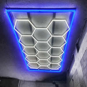 Çalışma için detaylandırma için petek LED garaj lambası altıgen tavan asılı ışık - Product Image 1