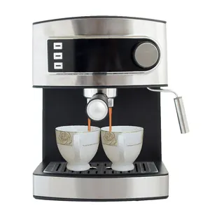 Máy Điện Pha Cà Phê Espresso Latte Áp Suất Bơm 15 Bar