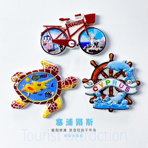 Chipre Troodos <span class=keywords><strong>Nicosia</strong></span> Farmagus Turismo Memorial Ornamento Escénico Magnético Refrigerador Pegatinas - Product Image 2