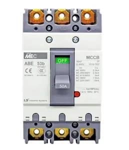 Hot sale China ABS53b 30A 40A 50A 14ka 3P WUXI MCCB Circuit breaker for schneiderss