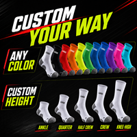 Chaussettes de sport pour hommes personnalisées de qualité supérieure, écologiques, hautement élastiques, chaussettes de basket-ball personnalisées, chaussettes de sport de plein air pour la course à pied