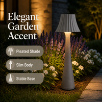 Lampe de sol LED élégante pour jardin, éclairage extérieur étanche filaire pour pelouse, idéale pour la décoration de cafés, terrasses, parcs et zones scéniques – Vente directe usine
