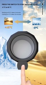 Nuevo Portavasos para Auto Carfu con Función de Enfriamiento y Calentamiento Rápido, Enfría Rápidamente hasta -9 Grados y Calienta Rápidamente hasta 60 Grados, 12V - Product Image 3