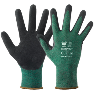 Gants noirs professionnels résistants aux coupures 'NITCUT' Taille 10 pour les applications d'outils de tournage - Product Image 1