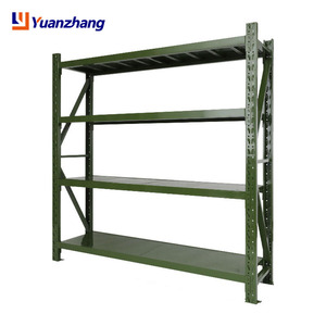 Adjustable Metal Boltless Shelf Racks Popular Medium Duty Warehouse Storage Rack Units No-Bolt <strong>Stacking</strong> <strong>Shelves</strong> for Steel - Product Image 1