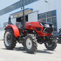Tracteur multifonction 4wd 4x4 25hp 35hp 50hp 60hp 70hp 80hp 100hp Tracteurs agricoles Tracteurs à roues à cabine