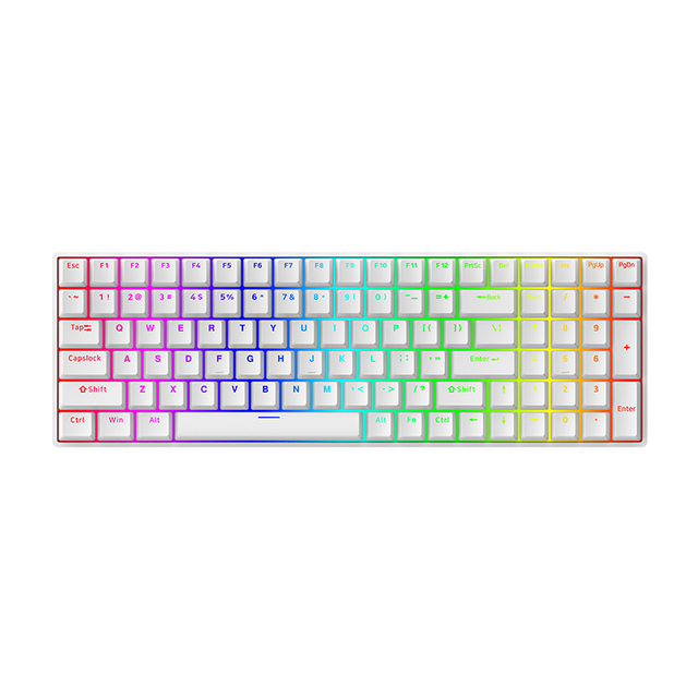 Hot Selling DK100 Ergonomic Full Color RGB Backlight Mechanical Gaming Keyboard Magnetic