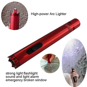 Lampe torche multifonctionnelle à arc <span class=keywords><strong>électrique</strong></span> haute tension portable, lampe torche à arc <span class=keywords><strong>électrique</strong></span> avec alarme et brise-vitre - Product Image 1