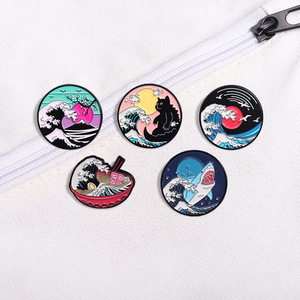 Top bán vàng mạ kim loại thủ công mỹ nghệ thời trang ngọc trai màu men huy hiệu ve áo pins với thiết kế kim loại cho quà tặng - Product Image 2