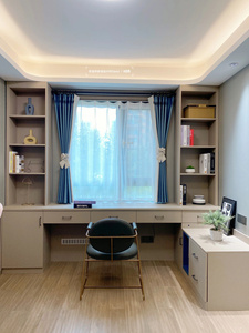 <span class=keywords><strong>Bureau</strong></span> d'<span class=keywords><strong>ordinateur</strong></span> minimaliste avec étagère, ensemble <span class=keywords><strong>de</strong></span> meubles modernes pour <span class=keywords><strong>bureau</strong></span> à domicile - Product Image 3