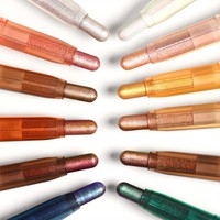 Crayon illuminateur multi-usage, fard à paupières scintillant, texture crémeuse longue tenue, maquillage pour les yeux