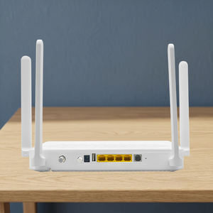 NOUVEAU design ZC-521X6HT Routeur Fibre Optique FTTH CATV WiFi 6 AX3000 ONU XPON GPON Double Bande 4GE Compatible Huawei ZTE OLT Populaire - Product Image 1