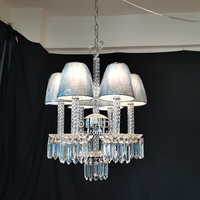 Lustre de luxe en cristal, lampes pour salon, éclairage décoratif pour la maison, lustre en cristal