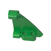 Gobricks GDS-90153 Blocs de construction en plastique ABS à l'échelle 1:8, pièces 80274, panneau triangulaire 5x4 droit