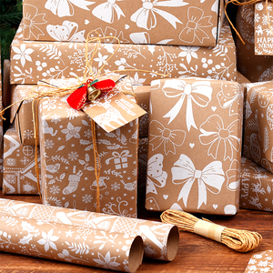 Factory Hot Sale 43x300 cm <b>Christmas</b> <b>Wrapping</b> <b>Paper</b> Gift <b>Wrapping</b> <b>Paper</b> - Product Image 6