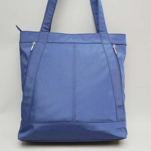 New Plain Zipper DEEP BLUE Unisex <b>Handbags</b> Shoulder <b>Medium</b> Volume <b>Handbags</b> Available OEM - Product Image 3