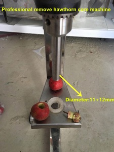 Tay Báo Chí Thép Không Gỉ Màu Đỏ Ngày Pitter Rỗ Máy Táo Tàu Core Hạt Giống Loại Bỏ Và Cắt Mở Máy/Thịt Pit tách - Product Image 3