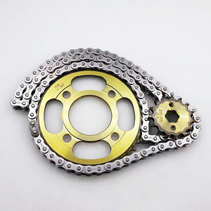 CG125/ Pearl River /XF125 <span class=keywords><strong>bonheur</strong></span>/ensemble chaîne/moto grand et petit pignon <span class=keywords><strong>dent</strong></span>é chaîne accessoires de moto - Product Image 6