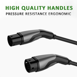 Estación de Carga de Doble Pistola Estándar Europeo para Vehículos de Nueva Energía, Cable de Conexión de Doble Cabezal, Cable de Extensión de 16A/32A - Product Image 3