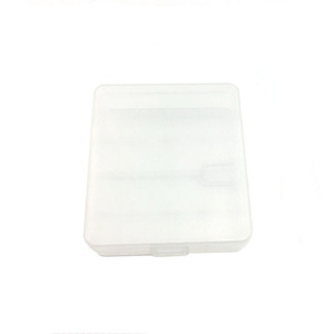 Estuche de Almacenamiento para Baterías de Cigarrillos Electrónicos 18650 18350 80mm X 71.5mm X 23.3mm Plástico Transparente Blanco con Tapa - Product Image 4