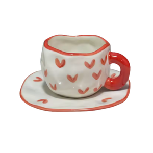 New Products <b>Reusable</b> Coffee <b>Cup</b> Tea <b>Cups</b> & Saucers <b>Cup</b> Ceramic Custom Printing Logo for Christmas Gift - Product Image 1