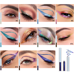 <span class=keywords><strong>Crayon</strong></span> Eyeliner Liquide Multichrome Métallique Coloré Vegan Longue Durée Imperméable en Gros - Product Image 1