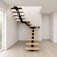 Escalier mono-chaîne de luxe pour design d'intérieur moderne, fabricant exportateur, avec services de conception et de développement