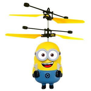 Helicóptero Dron de Control Remoto Minion - Juguete Colgante con Sensor de Gestos para Niños Estudiantes de Primaria - Product Image 1