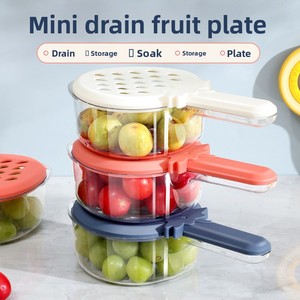 2025 New Multi functional Drain Basket with Lid for Washing Fruits and Vegetables, Home Use with Handle Kitchen Freshness Bowl - Product Image 5