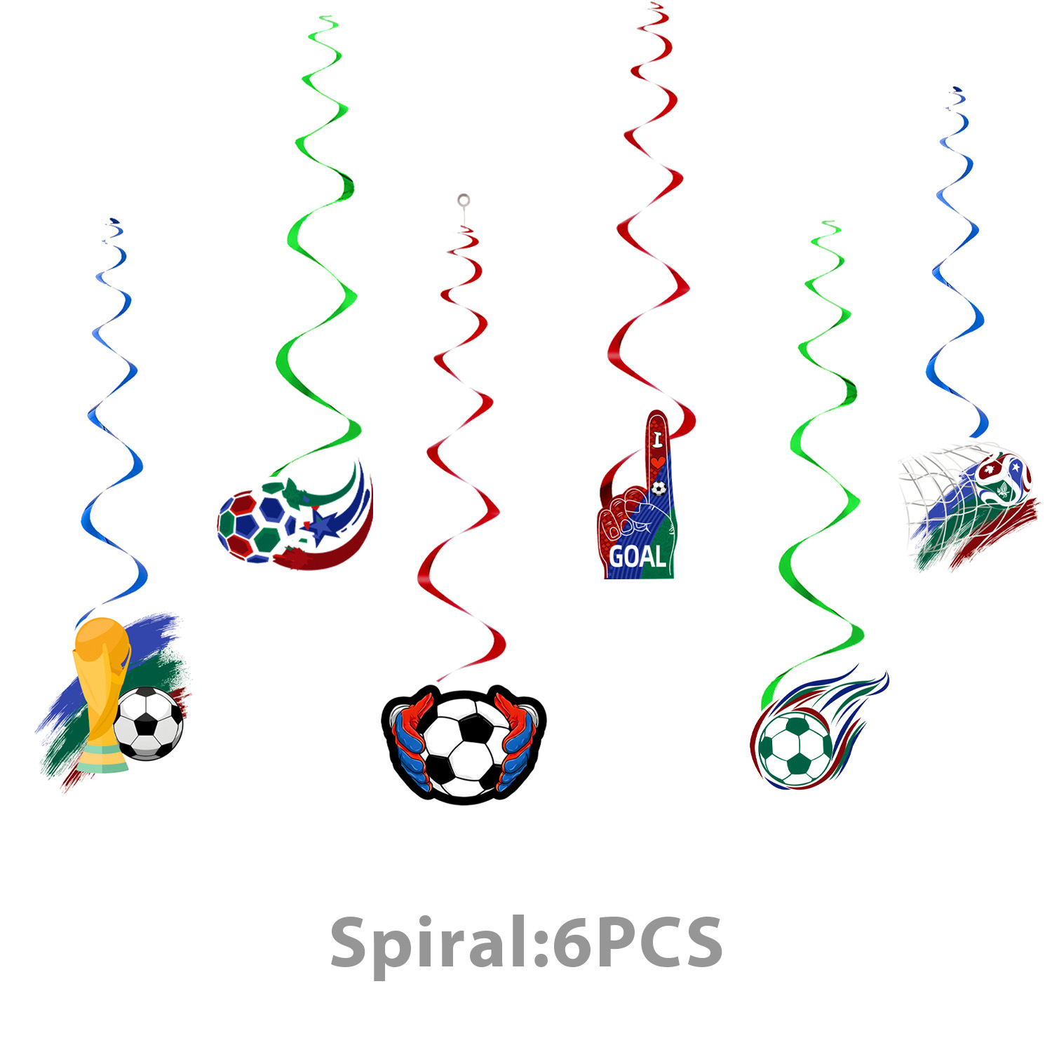 6 pièces en spirale
