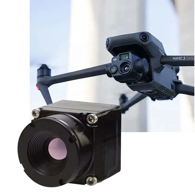 7inch 10inch FPV Racing Drone Thermal Imaging Camera 256*192 9.7mm Resolution Night Vision Infrared Camera CVBS Output