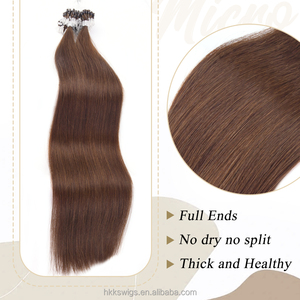 Extensiones de Cabello Humano Remy Chino 100% al por Mayor, con Micro Anillos, Cutícula Doble, Suaves, Sin Caída, Color Claro, Liso Natural - Product Image 4