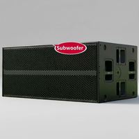 SUB 9006 Active 2x18"3600W Line Array Neodymium Professional Cabinet Big Bass Dual 18" Subwoofer 8 Ohm