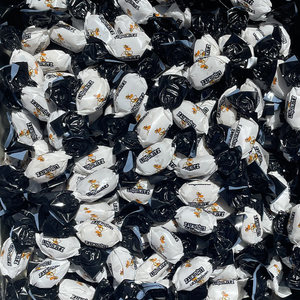 Caramelos duros de regaliz para Halloween Caramelos de regaliz al por mayor Caramelo negro sin gluten Hecho en Italia - Product Image 3