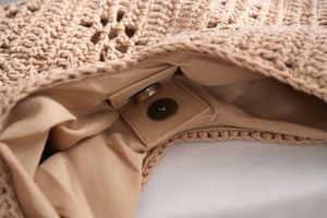 <span class=keywords><strong>Sac</strong></span> de plage tissé à la main, écologique, bohème, pour les vacances, <span class=keywords><strong>sac</strong></span> à bandoulière personnalisé en <span class=keywords><strong>crochet</strong></span>, fleur creuse, voyage - Product Image 6