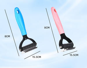 SY 2025 peigne à nouer pour animaux de compagnie Teddy <span class=keywords><strong>Golden</strong></span> <span class=keywords><strong>Retriever</strong></span> nouage spécial chien cheveux chat peigne <span class=keywords><strong>brosse</strong></span> pour bain d'animaux de compagnie - Product Image 6