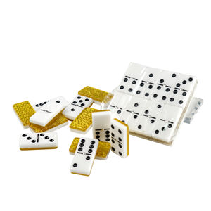 <span class=keywords><strong>Dominos</strong></span> jaunes professionnels à double pont blanc Double 6 jeu de <span class=keywords><strong>dominos</strong></span> ensemble <span class=keywords><strong>dominos</strong></span> acryliques de luxe 28 tuiles ensemble jeu - Product Image 3