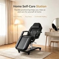 Vente d'usine : Chaise de massage moderne pour salon de beauté, lit de spa pliable, réglable, durable, avec éponge haute densité, portable, pour hôtel et école
