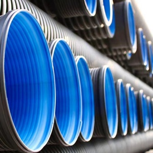 Tubo Corrugato <span class=keywords><strong>a</strong></span> Doppia Parete in HDPE Stabilizzato ai Raggi UV per Esterni, Formulato per Drenaggio <span class=keywords><strong>a</strong></span> Lungo Termine Fuori Terra ed Esposto - Product Image 1