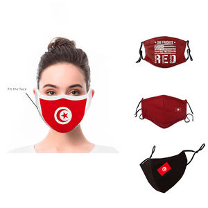 Drapeau de la Tunisie en polyester imperméable, motif maillot de football, avec logo personnalisé, article promotionnel pour supporters, best-seller - Product Image 4