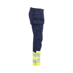 BLAKLADER - 113011498933D124 Pantalones de alta visibilidad Stretch Azul marino/amarillo-EAN 7330509949368 ROPA DE TRABAJO DE 2017 - Product Image 5