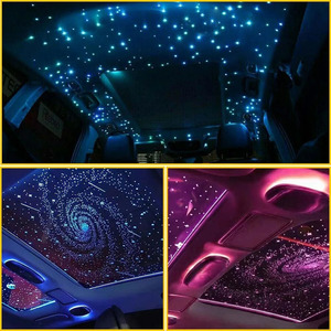 Luci LED RGBW Effetto Cielo Stellato e Meteore 12V, Fibra Ottica Scintillante 1000pz 0,5mm *2m - Product Image 4