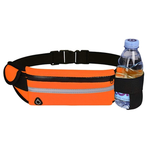 Hardloopriem Heuptas Met Waterfleshouder Zwart Custom Logo Telefoonzak Voor Dames Heren - Product Image 5