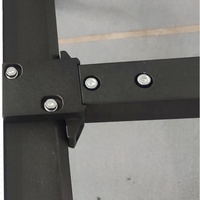 BERSON-Mesa de lectura para ordenador de oficina, patas de metal, Cara de cara, marco de 4 asientos, barato